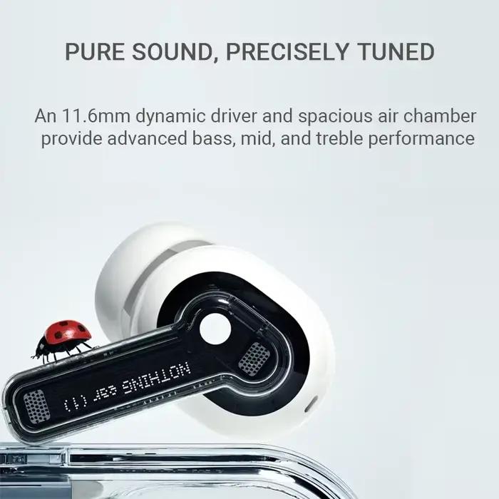 Nothing Ear 1 véritable écouteurs sans fil réduction Active du bruit dans l'oreille Bluetooth écouteur Portable étanche pour le travail de musique Gamer
