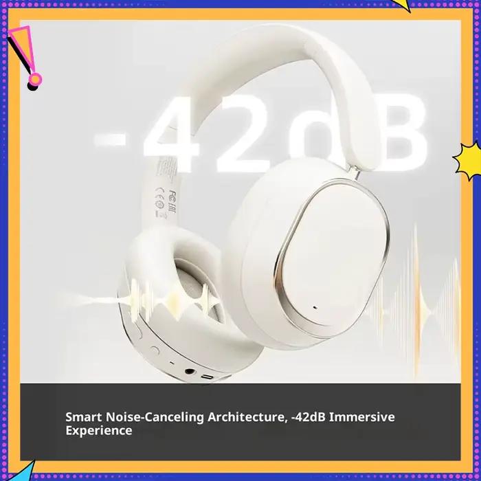 Casque FiiO EH13 sans fil Bluetooth supra-auriculaire avec réduction de bruit dynamique ANC