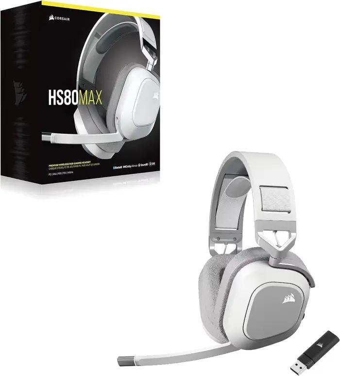 CorsairHS80 RGB sans fil/HS80 RGB filaire/Hs80MAx casque de jeu noir ou blanc et CORSAIR RGB ST100