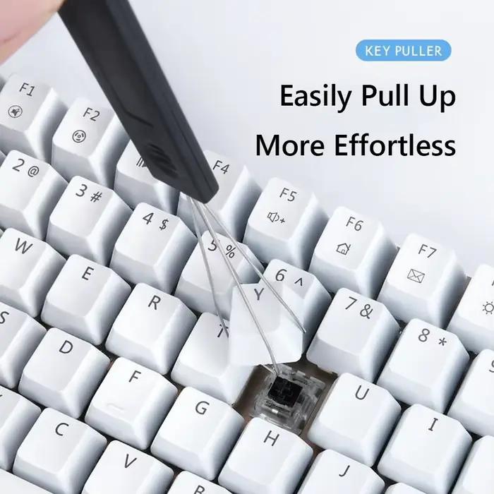 Extracteur de capuchons de touches de clavier mécanique multifonctionnel 2 en 1