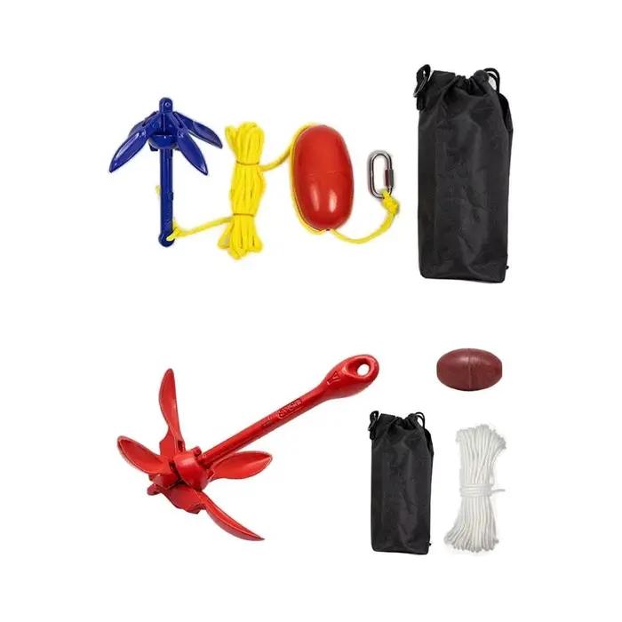 Kits d'ancre de Kayak marin, accessoires d'ancre pliants pour Kayaks de pêche, canoë, Jet Ski, planche à pagaie SUP et petites bateaux