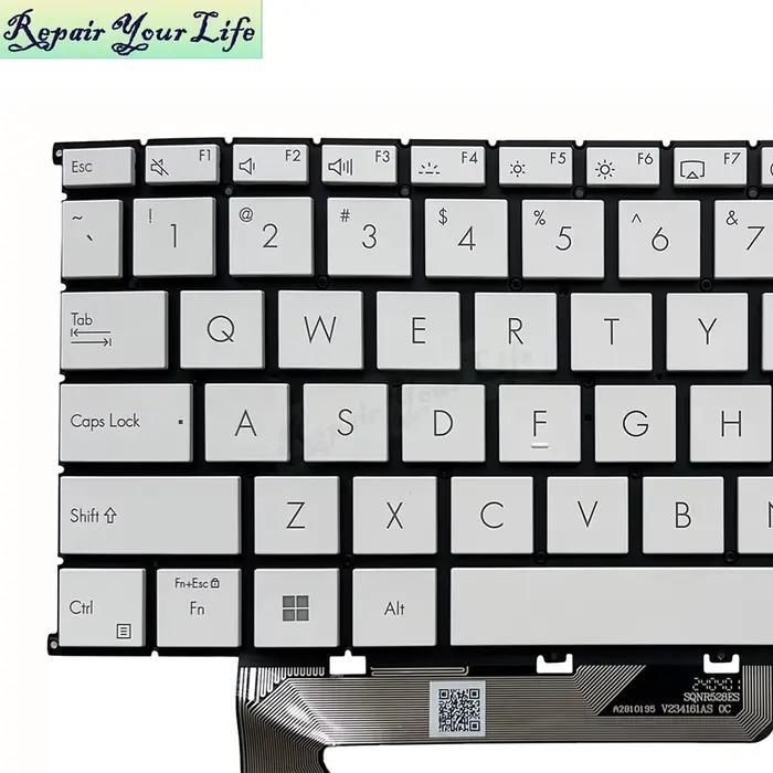Clavier rétroéclairé anglais américain pour ASUS Zenbook UX5406 UM5606 UX5406SA UM5606WA UM5606KA 0KNB0-261XUS00