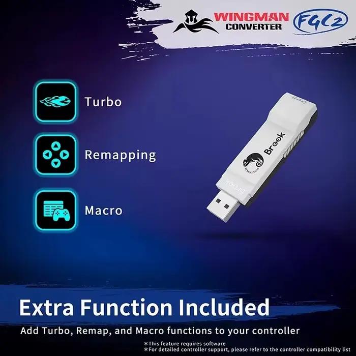 Wingman FGC 2 convertisseur natif PS5 N commutateur/PC/contrôleur Arcade Stick pour PS5/Windows PC