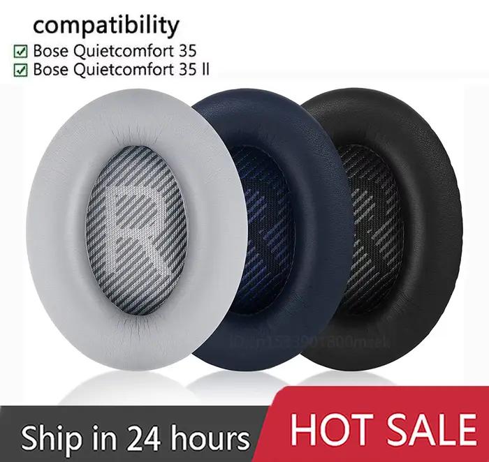 Coussinets d'oreille de remplacement pour BOSE QC35 pour QuietComfort qc 35 et 35 II
