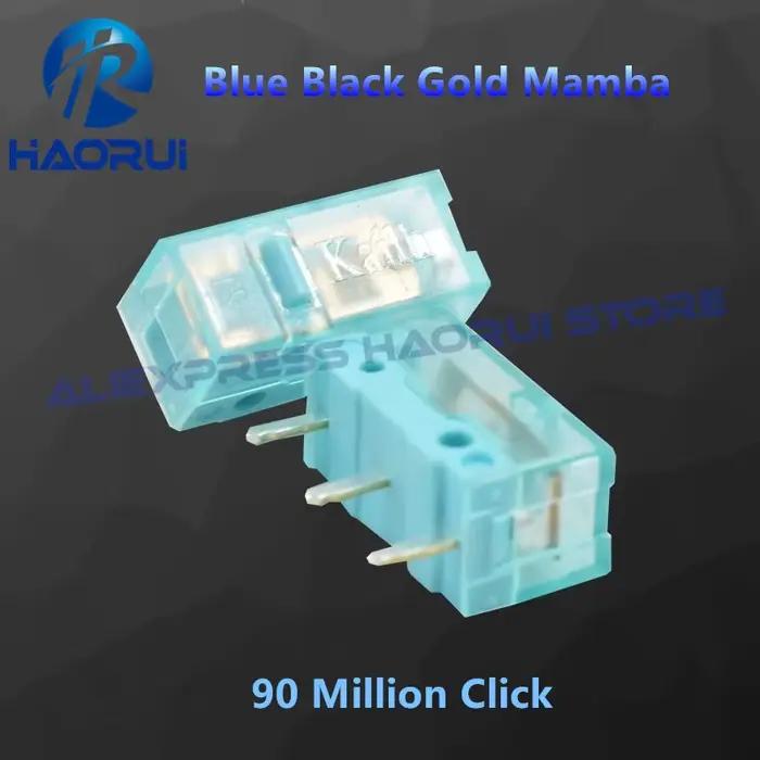 2 pièces nouveau produit Kailh GM8.0 noir Mamba lame blanche Micro interrupteur 80 millions/90 M/100 millions de clic jeu micro-interrupteur bouton de souris