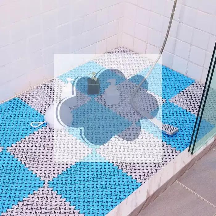 Tapis antidérapant pour salle de bain, 1 pièce, tapis imperméable pour la douche, anti-chute, pour la salle de bain