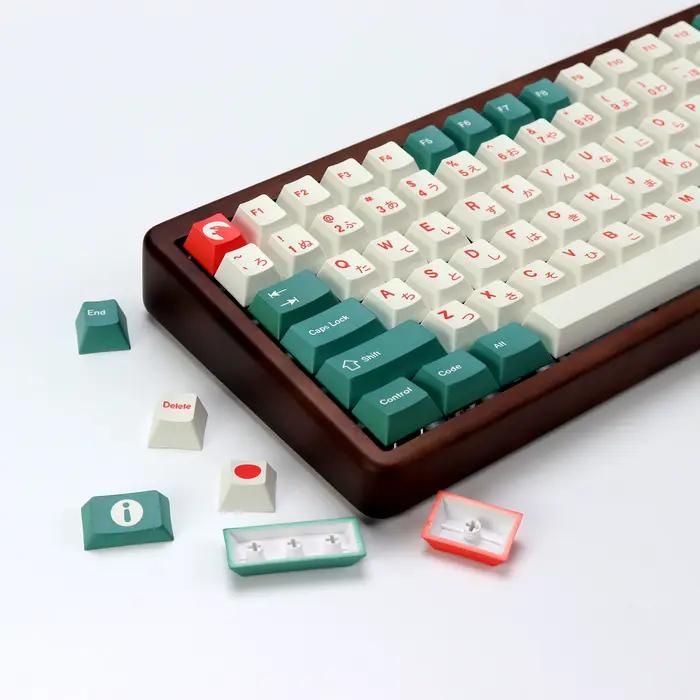 KBDiy Clone Retro GMK Kaiju Keycap Japanese PBT Cherry Profile ISO Keycaps personnalisés pour clavier mécanique Gamer 60 Aula F87 Pro