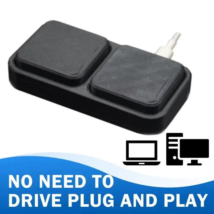 Clavier macro programmable USB 1/2 touches