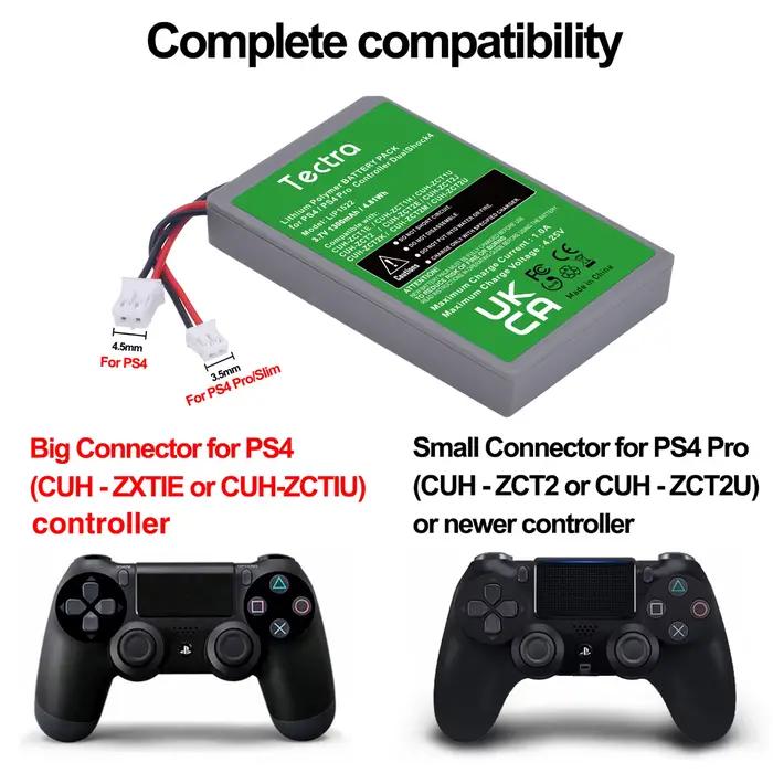 Batterie de contrôleur de PS4 PS4Pro pour Sony Playstation 4 Dualshock4 V1 V2 Gamapad CUH-ZCT2 CUH-ZCT2E CUH-ZCT1E CUH-ZCT1U