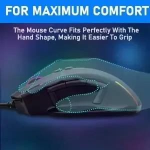E-YOOSO X-41 Pro USB souris de jeu filaire rvb rétro-éclairé 12400 DPI 11 boutons