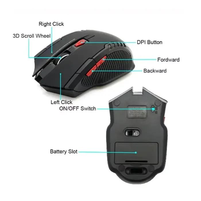 Souris sans fil 113, souris optique sans fil 2