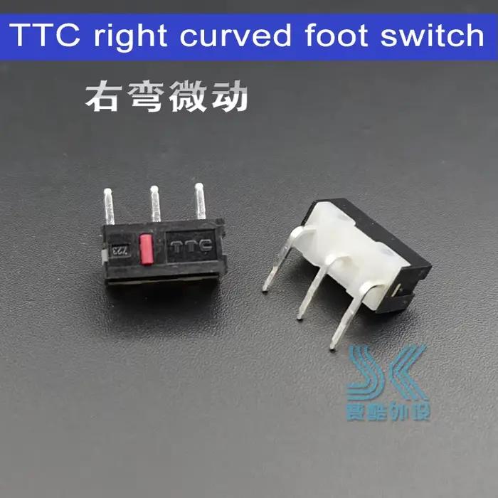 Micro interrupteur de souris gauche et droite incurvé