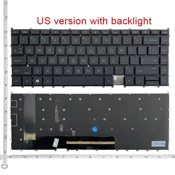 GProcested ELE-Clavier anglais d'ordinateur portable avec ou sans rétroéclairage