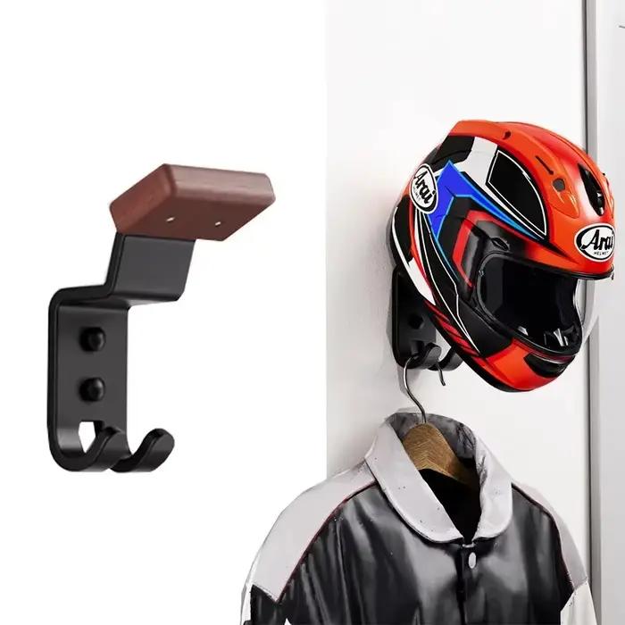 Support de casque de moto, support de rangement multifonctionnel pour divers chapeaux, présentoir pour casquettes, crochet mural pour casque de sécurité