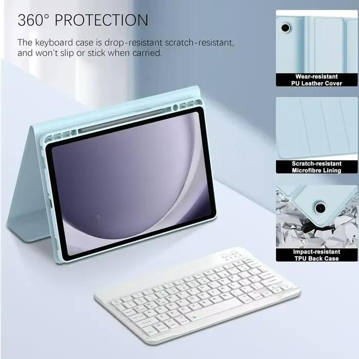 Pour Samsung Galaxy Tab A11 8.7 SM-X130/X133/X135 étui avec clavier