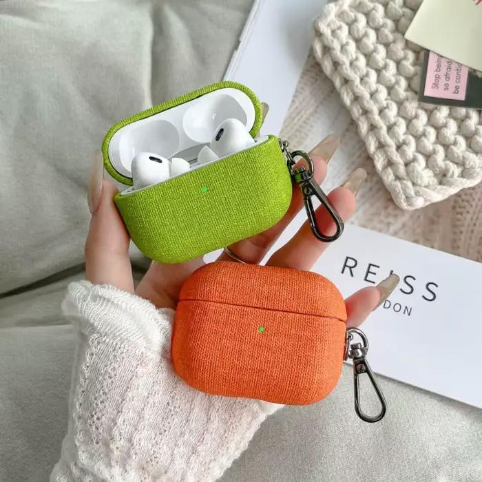 Étui Airpods Pro2 en tissu pour Apple Airpods 4 3 2 1 Pro 2