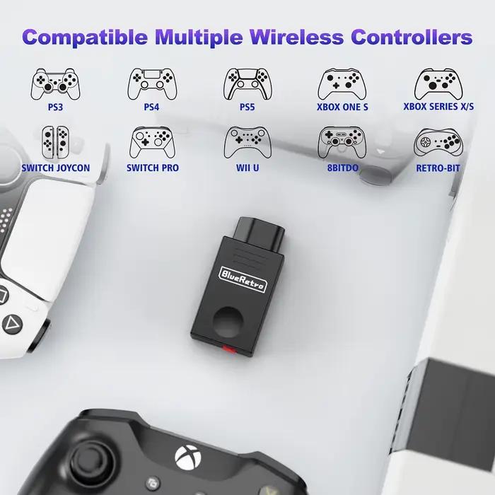 Adaptateur de contrôleur sans fil RetroScaler Blueretro pour Console de jeu NES vers PS3 PS4 8Bitdo Ipega9076 contrôleurs Joycon de commutation