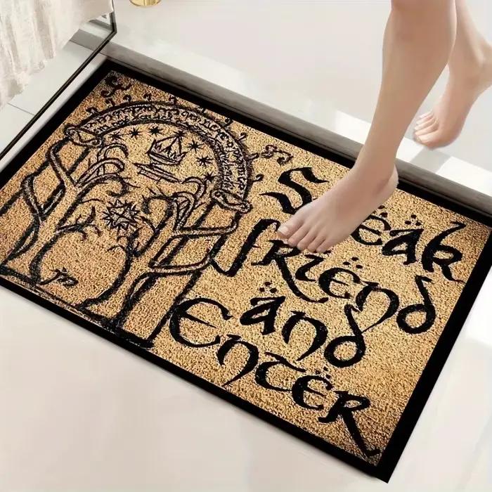 Tapis antidérapant VIKAMA inspiré du Seigneur des Anneaux