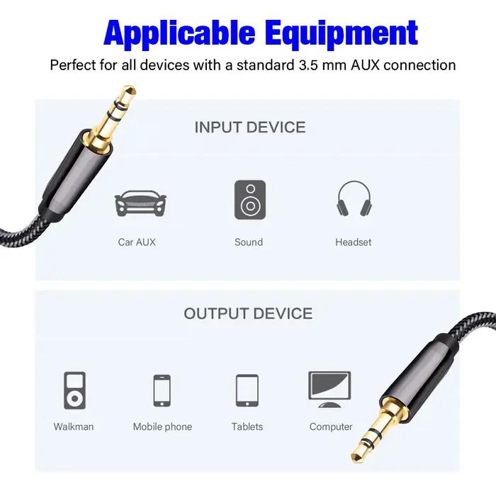 Câble Jack Aux TRS 3.5mm à 3.5mm