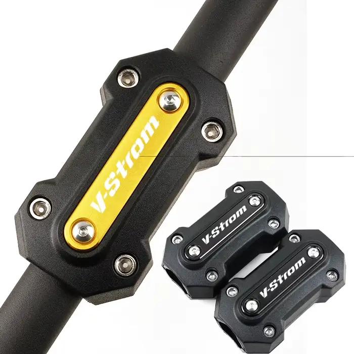 NOUVEAU 2026 – Barre de protection moteur (crash bar) pour moto Suzuki V-Strom 650, 1000, 250, 1050 XT, DL1000, DL650, DL250 – Logo V-Strom