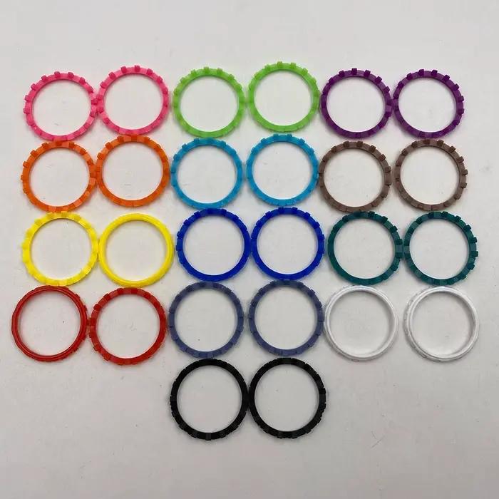 1 ~ 5 paires pour contrôleur PS5, anneaux de manette d'accent analogique