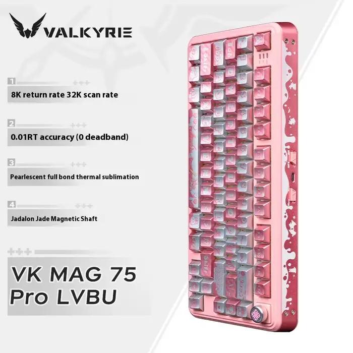 VALKYRIE VK MAG 75 clavier mécanique à interrupteur magnétique 8000Hz taux de navigation 0.01RT
