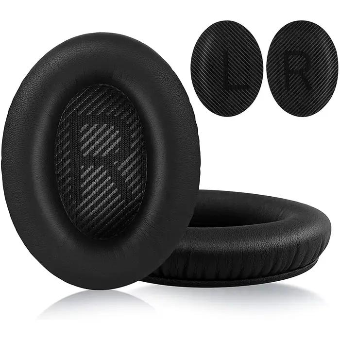 Oreillettes en mousse de cuir pour casque