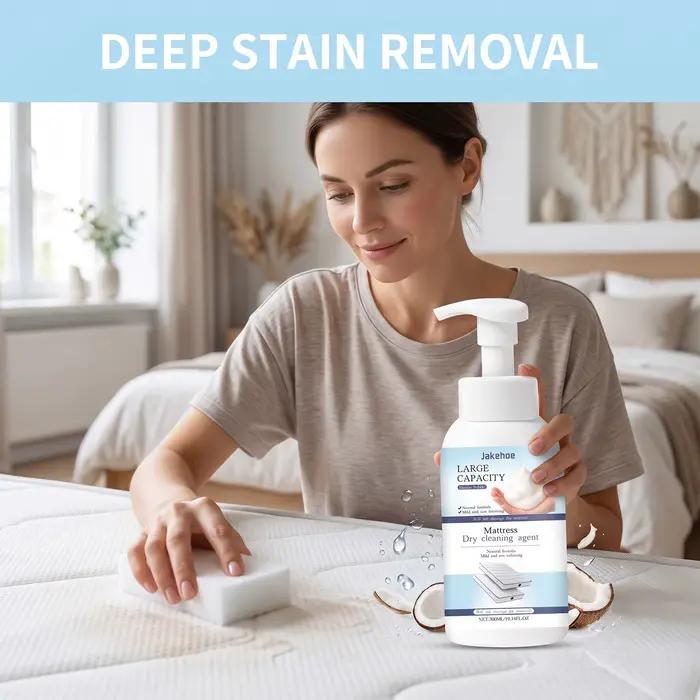 Nettoyant pour matelas et tapis en spray, éliminateur de taches, d'huile et de saleté, nettoyage en profondeur des tissus d'ameublement, désodorisant, usage domestique polyvalent, entretien quotidien