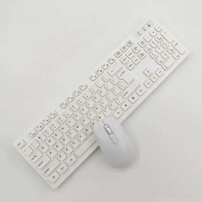 Clavier sans fil français 100% disposition ISO 105 touches anglais espagnol russe arabe portugais