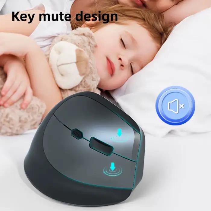 Souris verticale ergonomique 2.4G Bluetooth 5.2