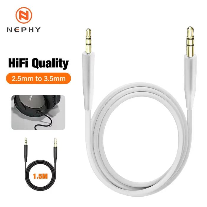 Câble Aux pour casque BOSE QC35II QC35 QC25 link OE2/OE2I, 3.5mm à 2.5mm