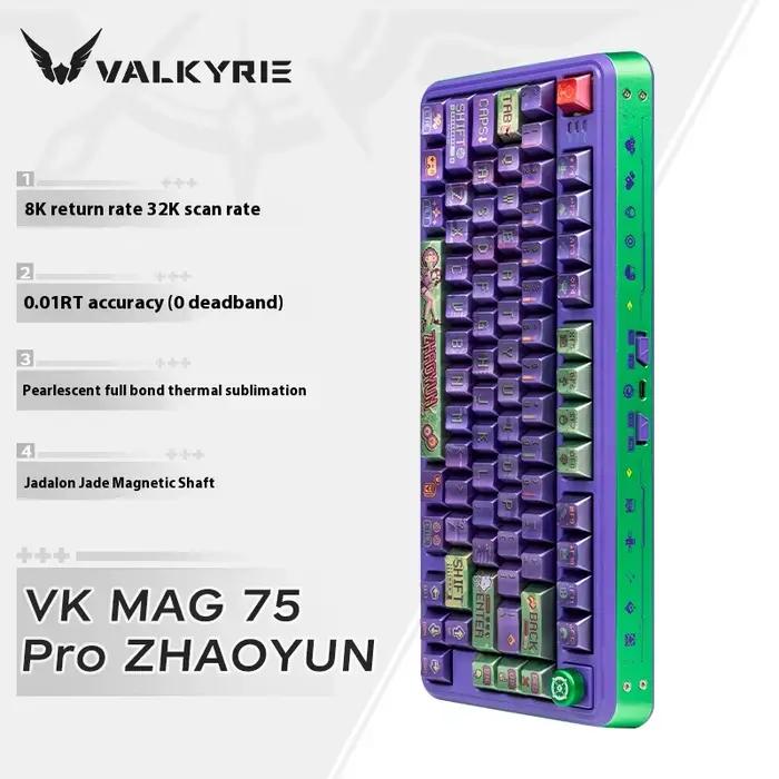 VALKYRIE VK MAG 75 clavier mécanique à interrupteur magnétique 8000Hz taux de navigation 0.01RT