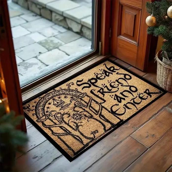 Tapis antidérapant VIKAMA inspiré du Seigneur des Anneaux