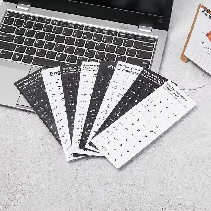 Autocollants pour clavier multilingue