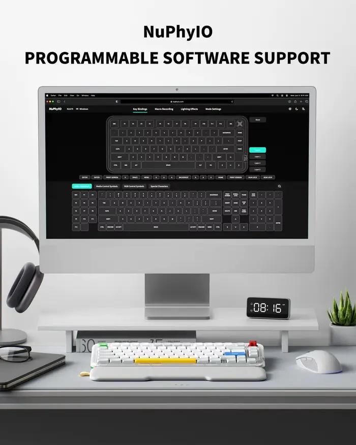 ® NuPhy Kick75 Profil hybride QMK/VIA Firmware pour clavier mécanique personnalisé