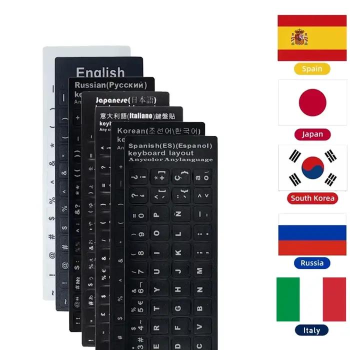 Autocollant de remplacement de lettres de clavier