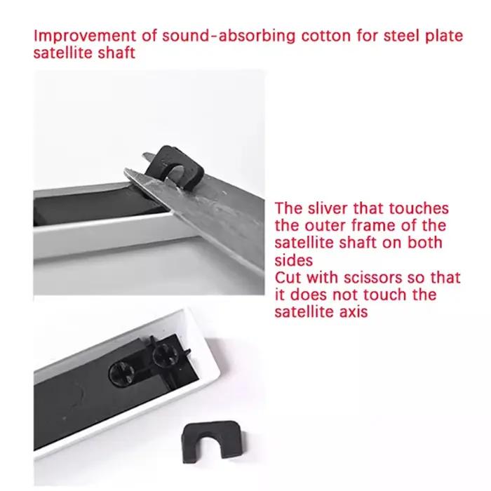 Coton insonorisant pour touches d'espacement de clavier mécanique (6.25U/7U) – Rembourrage absorbant le son
