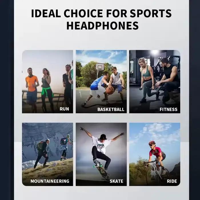 Nouveaux écouteurs sportifs à conduction osseuse