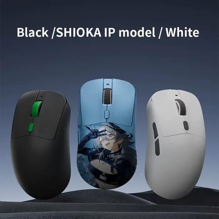 Darmoshark X5 souris de jeu 7 touches PAW3395 Double 8K filaire sans fil 26000 DPI RGB Base de charge magnétique