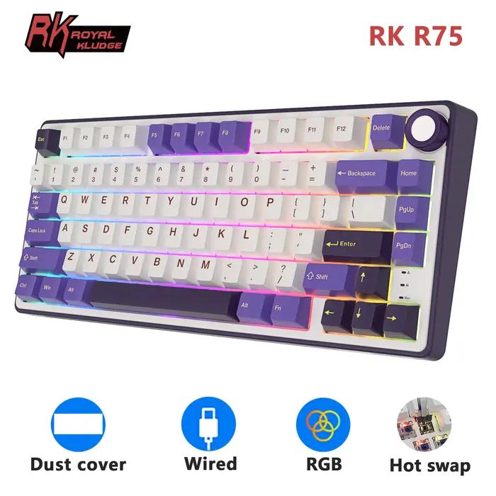Clavier gamer filaire RK R75 Royal Kludge Gasket