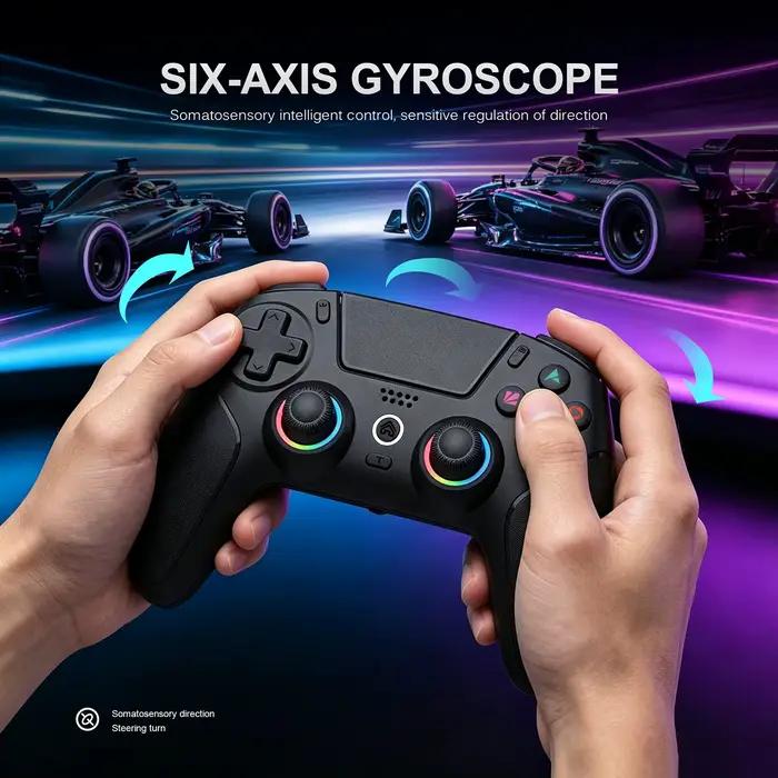 Manette de jeu sans fil/filaire P501 pour PS5/PC avec joystick à effet Hall