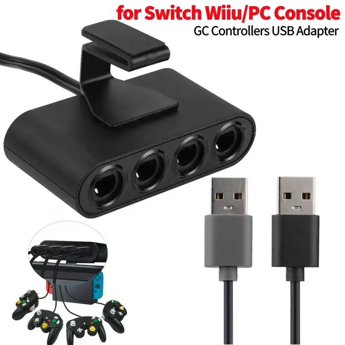 Convertisseur 4 Ports pour contrôleurs GameCube GC