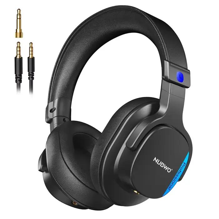 Casque Studio NUBWO Filaire Hi-Res Professionnel avec Jack Détachable 3.5/6.35mm 180° ° Coussinets d'écouteurs