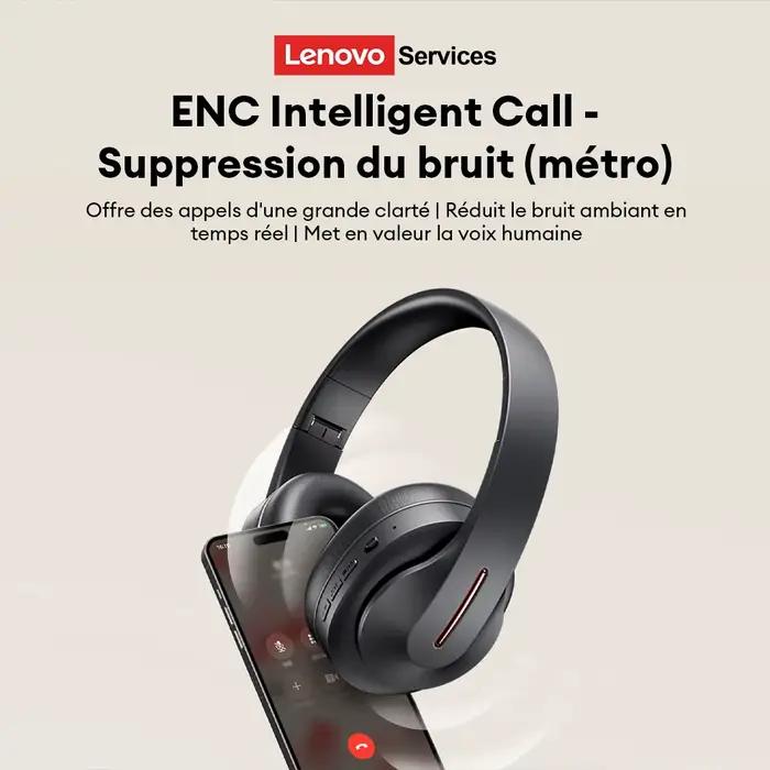 Casque sans fil Bluetooth 6.0 Lenovo LES-107