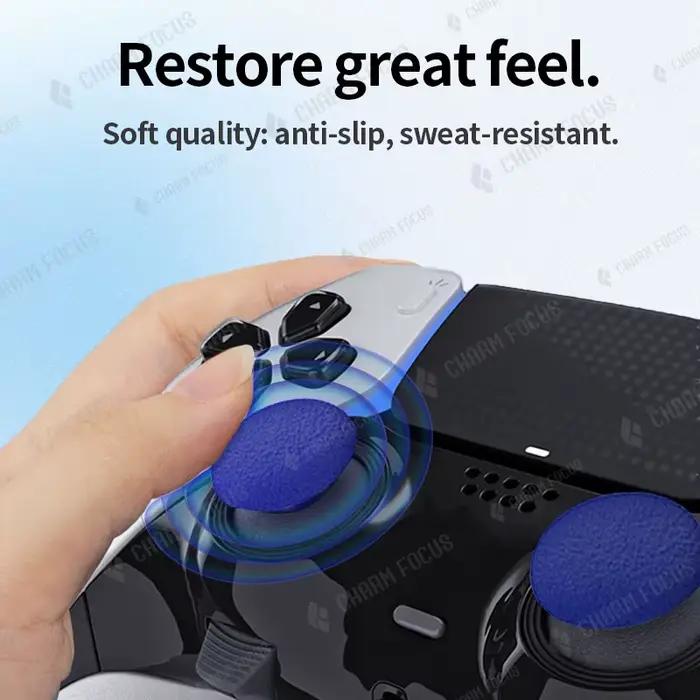Joystick analogique 10 en 1 avec doigt en plastique et 4 boutons de déclenchement de poignée arrière en métal