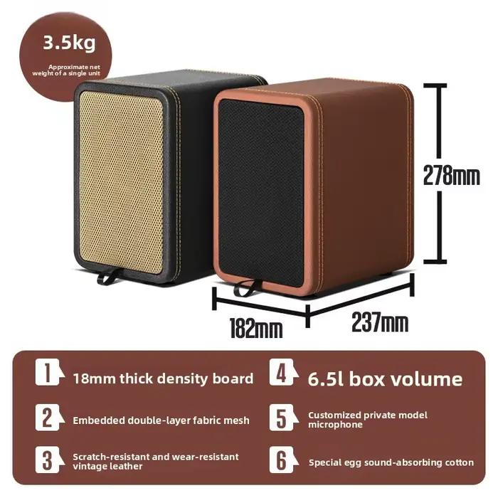 Boîtier d'enceinte en bois haut de gamme pour studio DIY