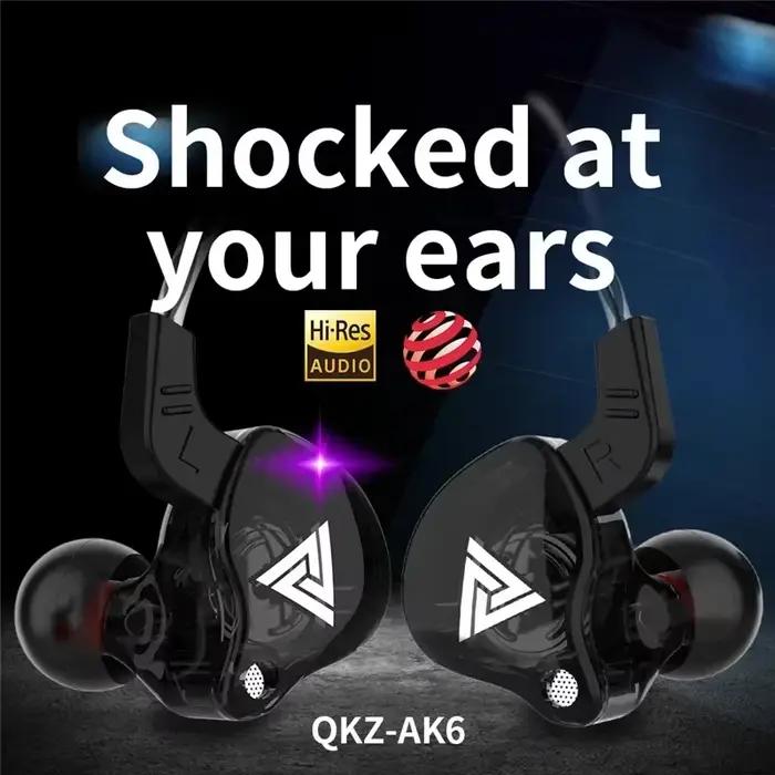 VIKEFON QKZ AK6 – écouteurs intra-auriculaires avec 6 unités de sonorisation dynamiques