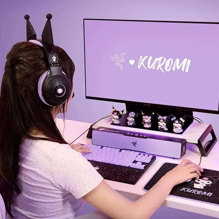 Razer Sanrio Kuromi Casque filaire