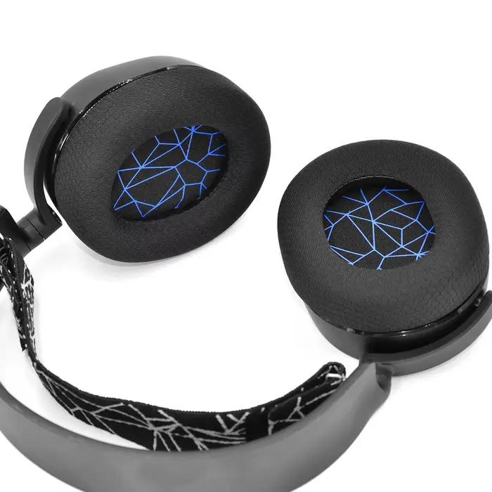 Pour SteelSeries Arctis 3 5 cache-oreilles casque de jeu oreillettes en mousse éponge coussin remplacement élastique bandeau crochet et boucle faisceau