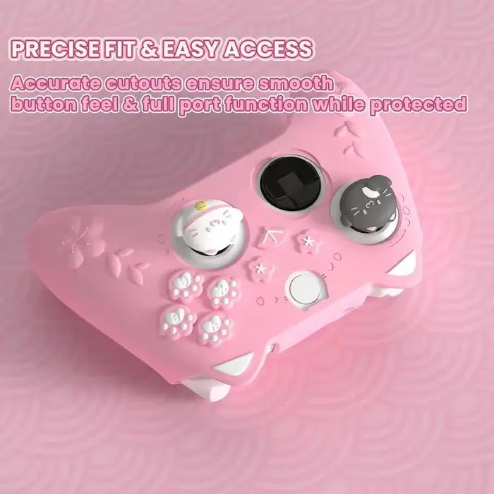 Étui de protection en silicone mignon PlayVital pour manette Xbox Series X/S